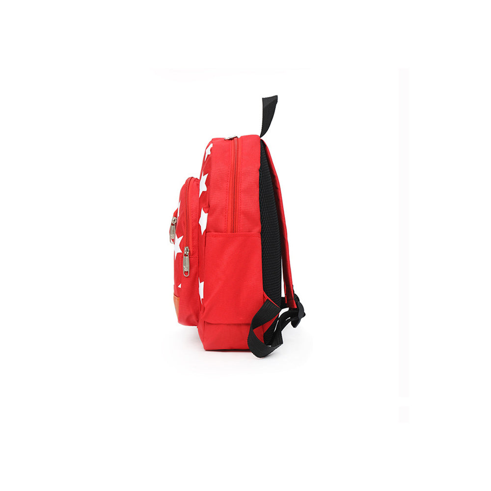 Lightweight Soccer Fan Backpack with Bear Coin Purse - Multi-Color