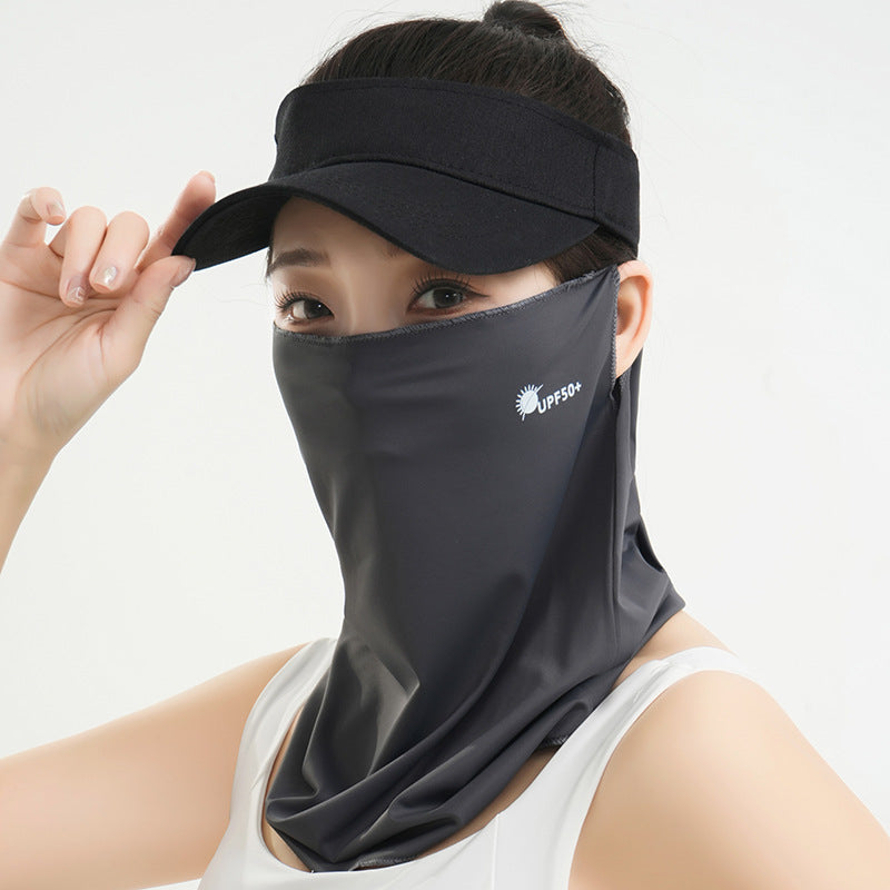 Breathable Face Mask with UV Protection & Neck Ear Hanging
