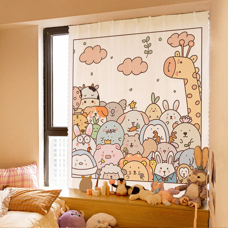 Self-Adhesive Sunshade Curtain for Bedroom, All Sizes & Colors