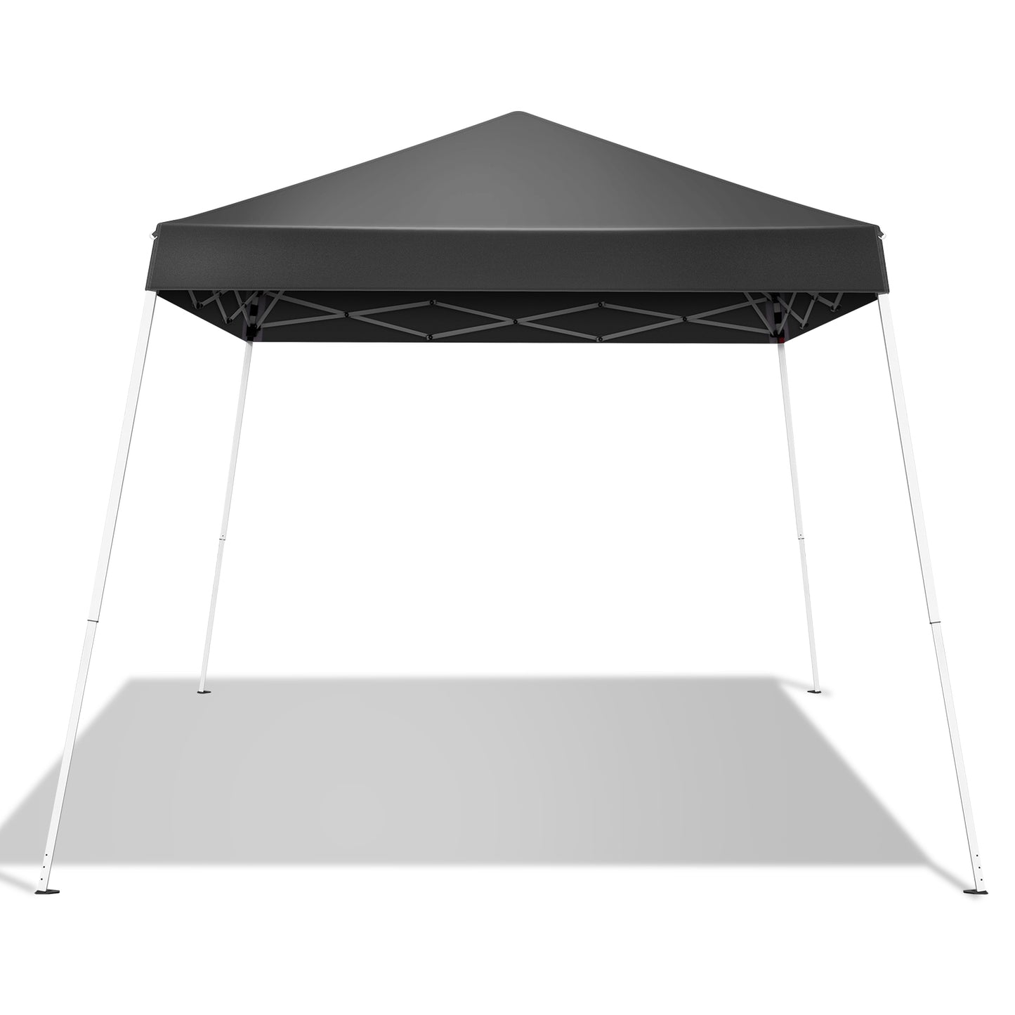 Portable Dark Gray Folding Canopy Gazebo - UV Resistant & Waterproof