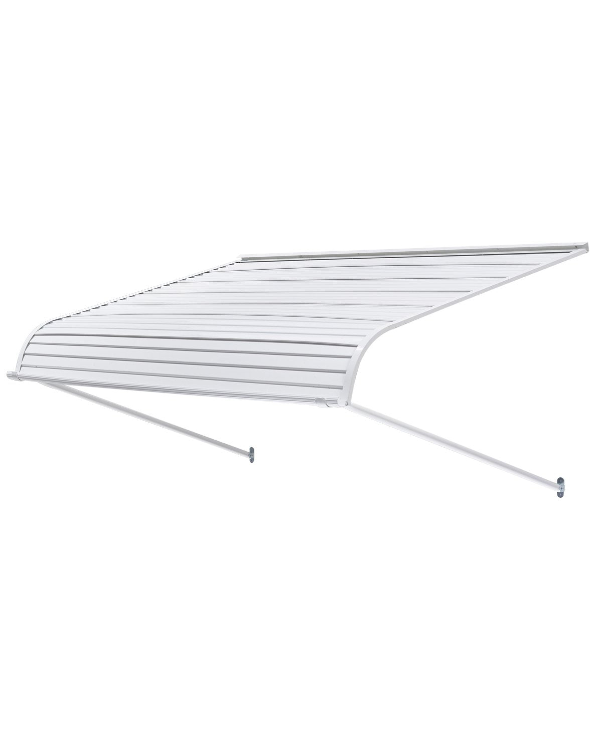 60x42 Inch Aluminum Door Awning Canopy - Anti-Rust Outdoor Protection