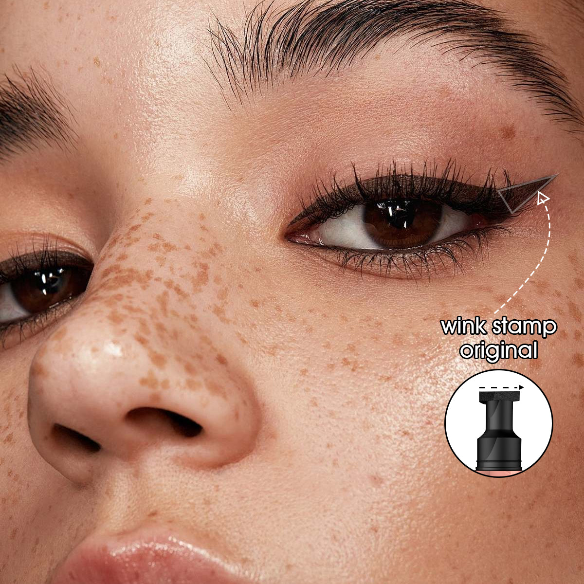 Double-Ended Liquid Eyeliner Stamp - Waterproof & Smudge-Proof Pen
