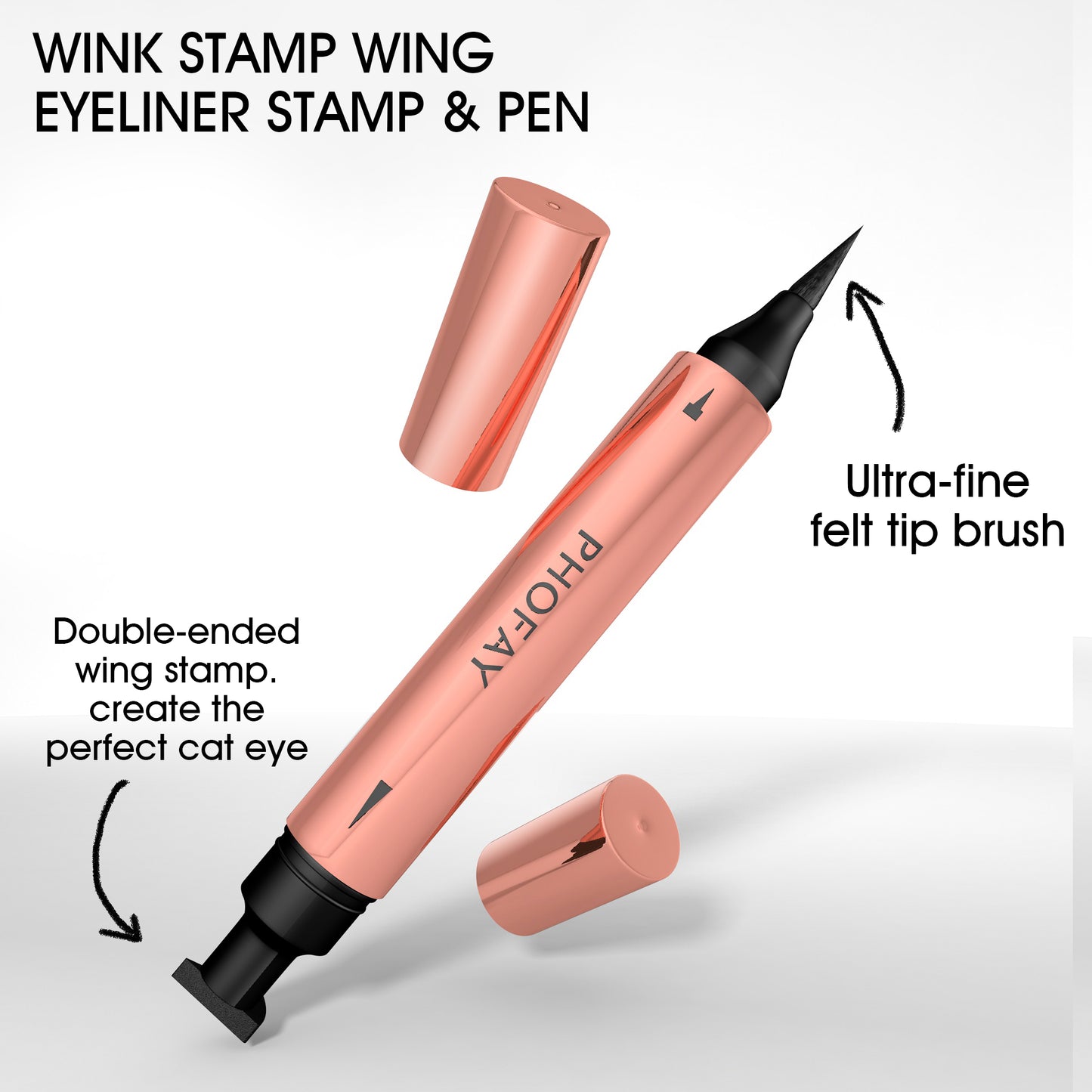 Double-Ended Liquid Eyeliner Stamp - Waterproof & Smudge-Proof Pen