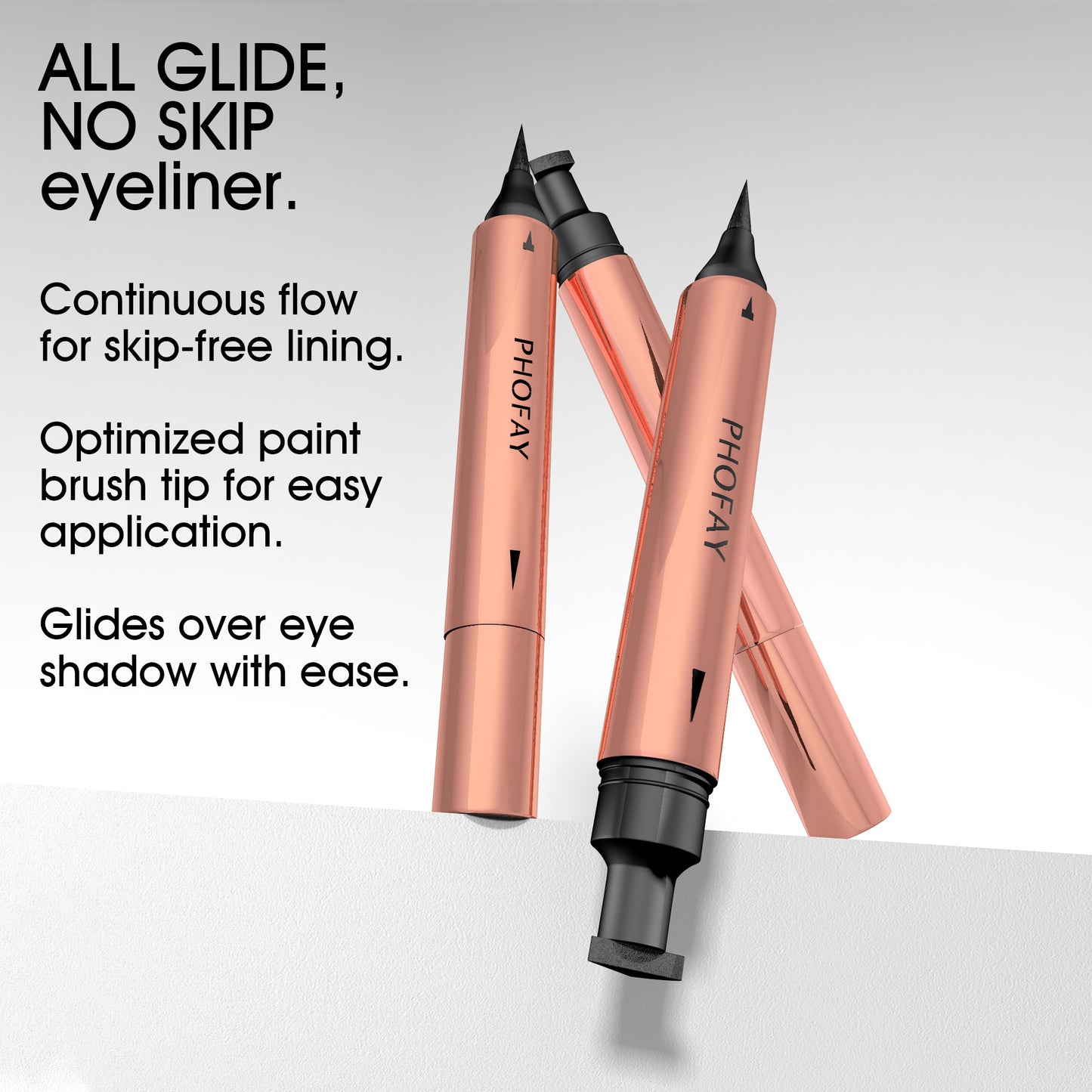 Double-Ended Liquid Eyeliner Stamp - Waterproof & Smudge-Proof Pen