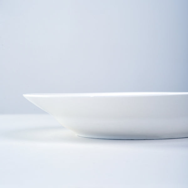 9.5-Inch Pure White Dinner Plate Set - 6 Pieces