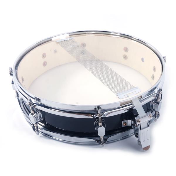 13 Inch Black Snare Drum Set with Drumsticks & Strap