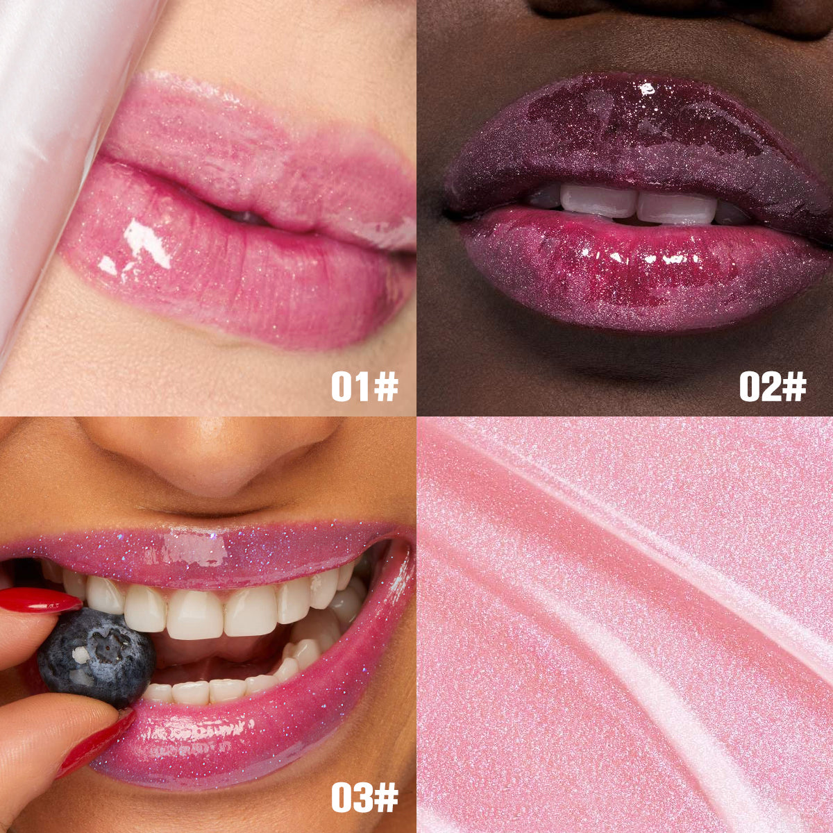 Moisturizing Lip Oil - Non-Sticky Hydrating Lip Gloss Treatment