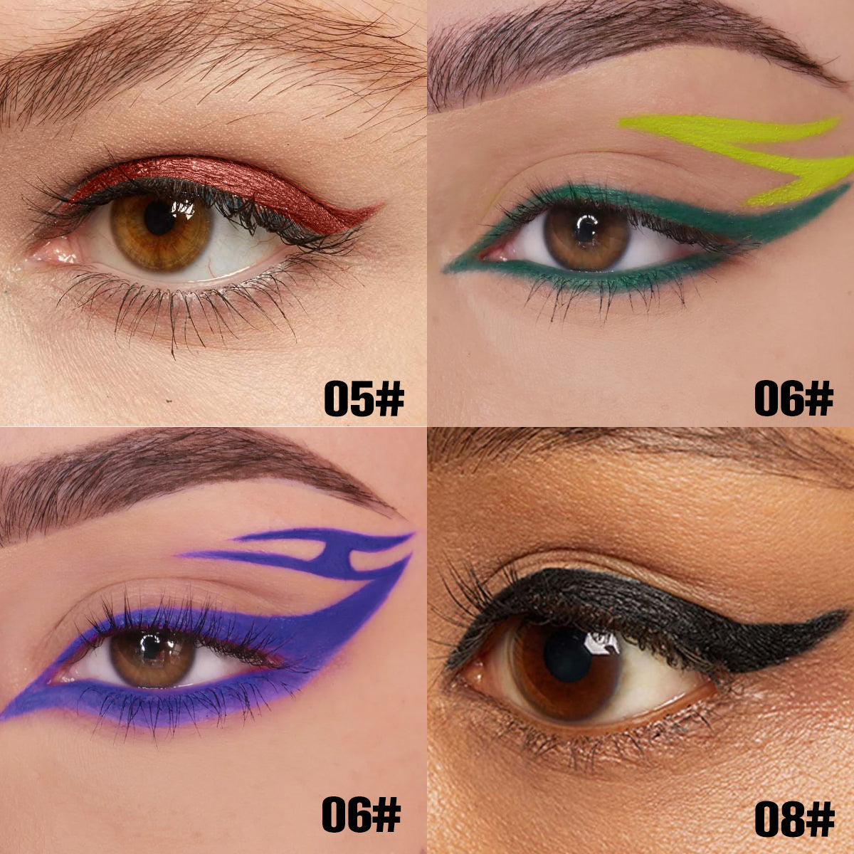 Waterproof Matte Colorful Eyeliner - Long-Lasting Precision Makeup