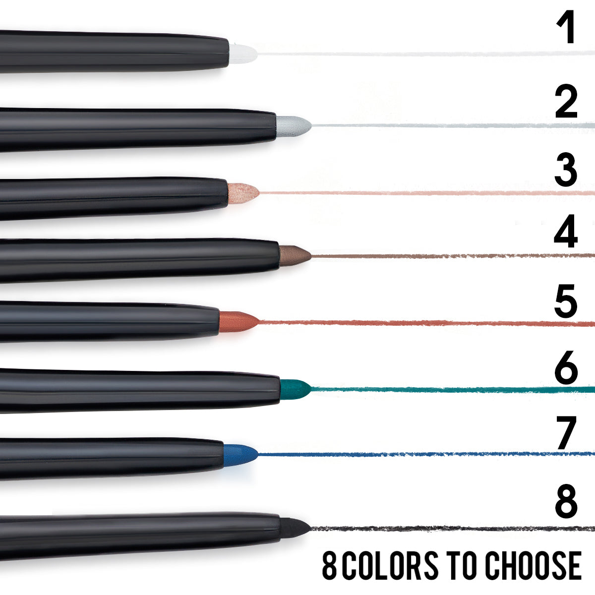 Waterproof Matte Colorful Eyeliner - Long-Lasting Precision Makeup