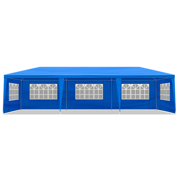 10'x30' Outdoor Party Tent with Removable Sidewalls - Blue