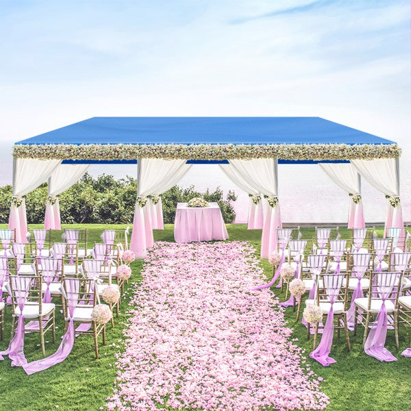 10'x30' Outdoor Party Tent with Removable Sidewalls - Blue