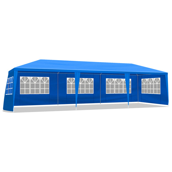 10'x30' Outdoor Party Tent with Removable Sidewalls - Blue