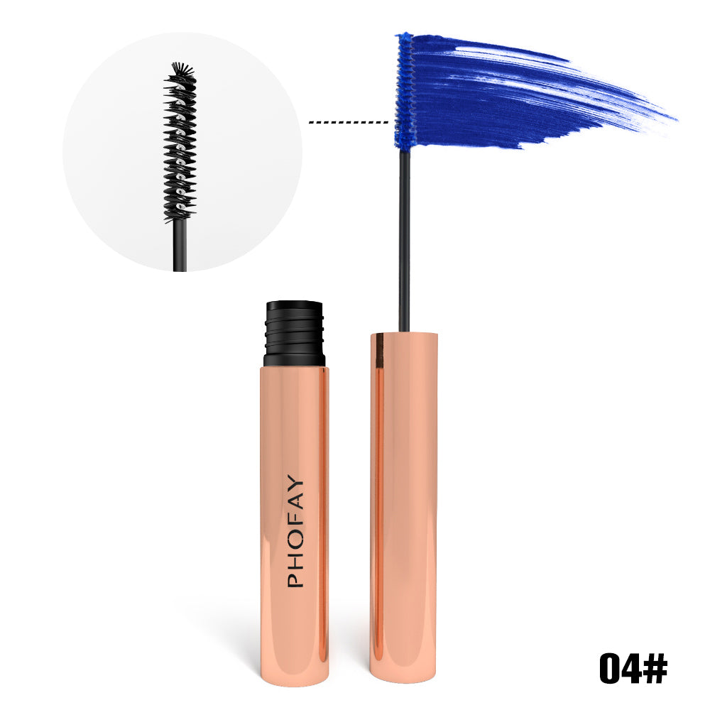 Waterproof Colorful Mascara - Lengthening and Volumizing Lash Makeup