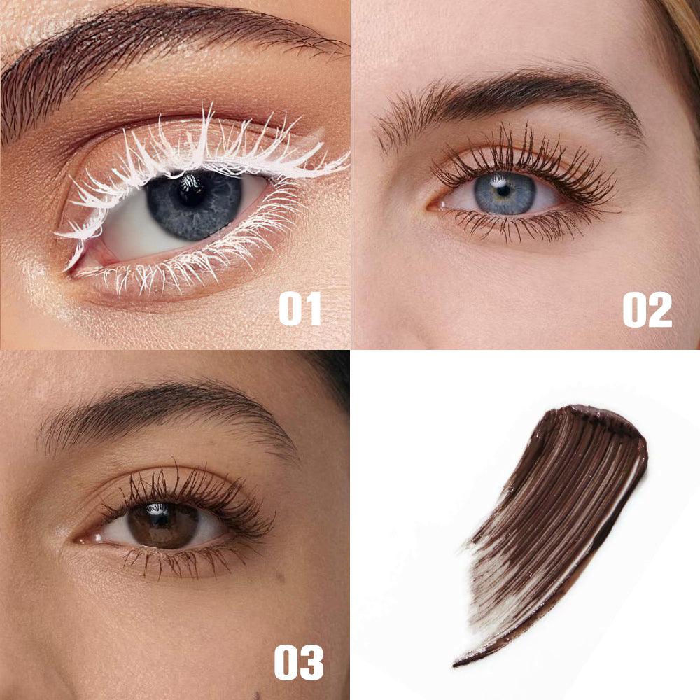 Waterproof Colorful Mascara - Lengthening and Volumizing Lash Makeup