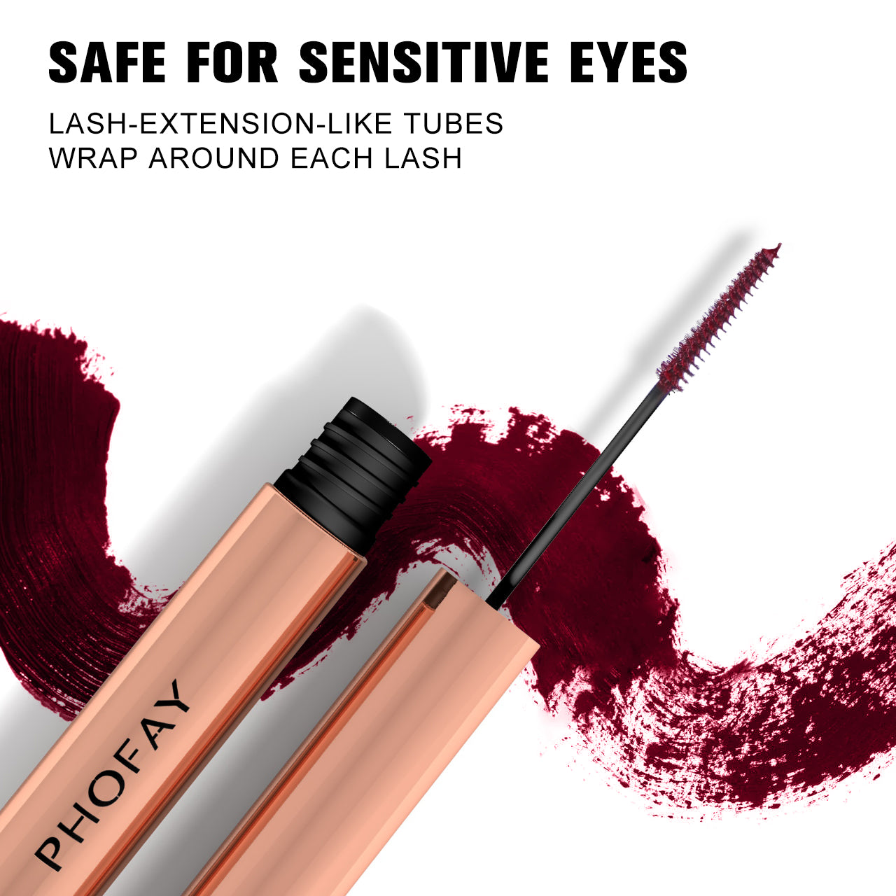 Waterproof Colorful Mascara - Lengthening and Volumizing Lash Makeup