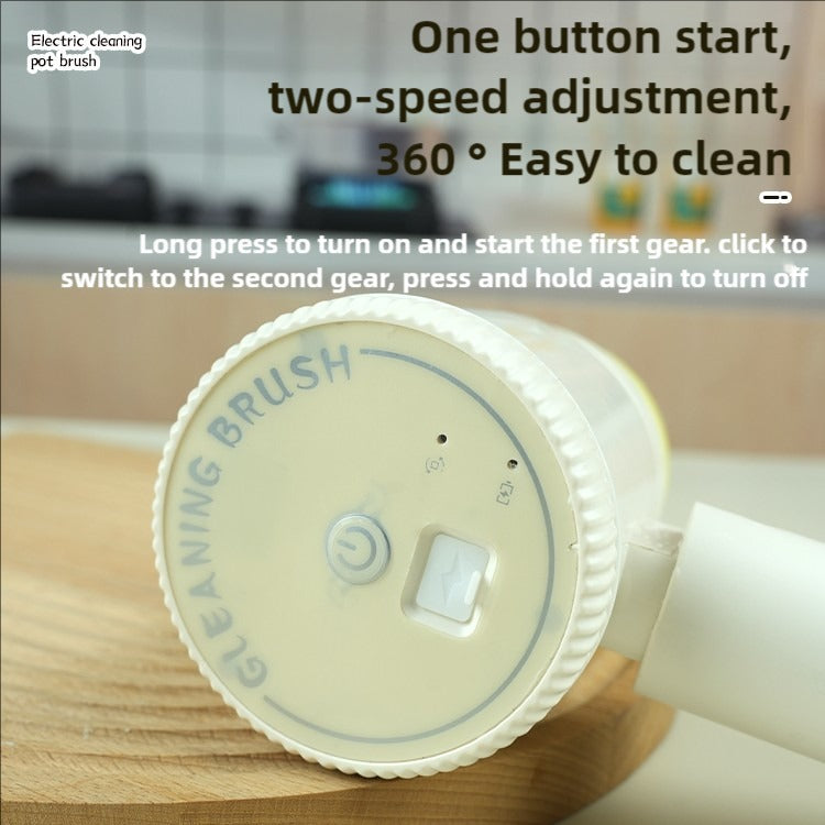 Electric Cleaning Brush with Multiple Brush Heads for Versatile Use