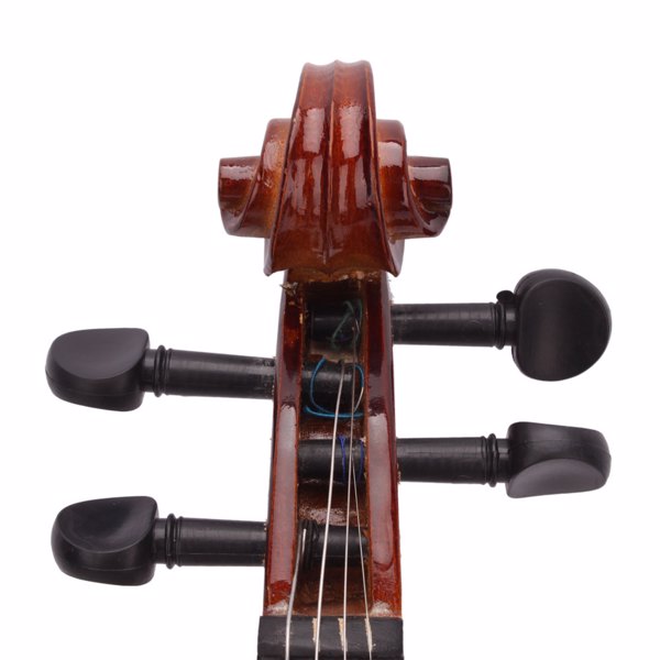 4/4 Full-Size Natural Acoustic Violin Set with Case & Bow