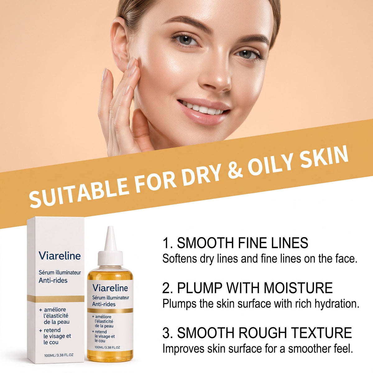 Serum Nourishes And Hydrates The Face Leaving It Dewy