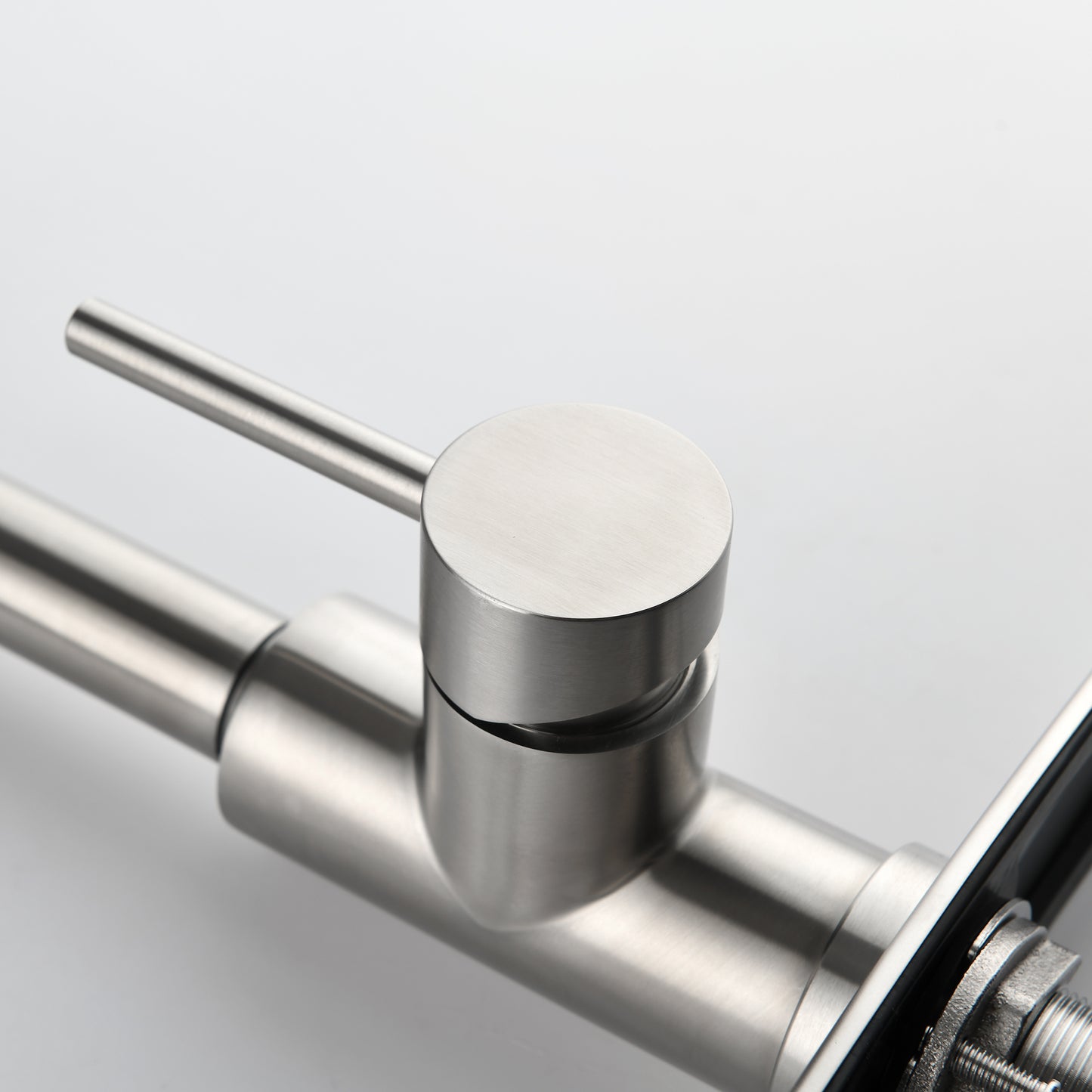 Stainless Steel Kitchen Faucet with Pull-Down Sprayer
