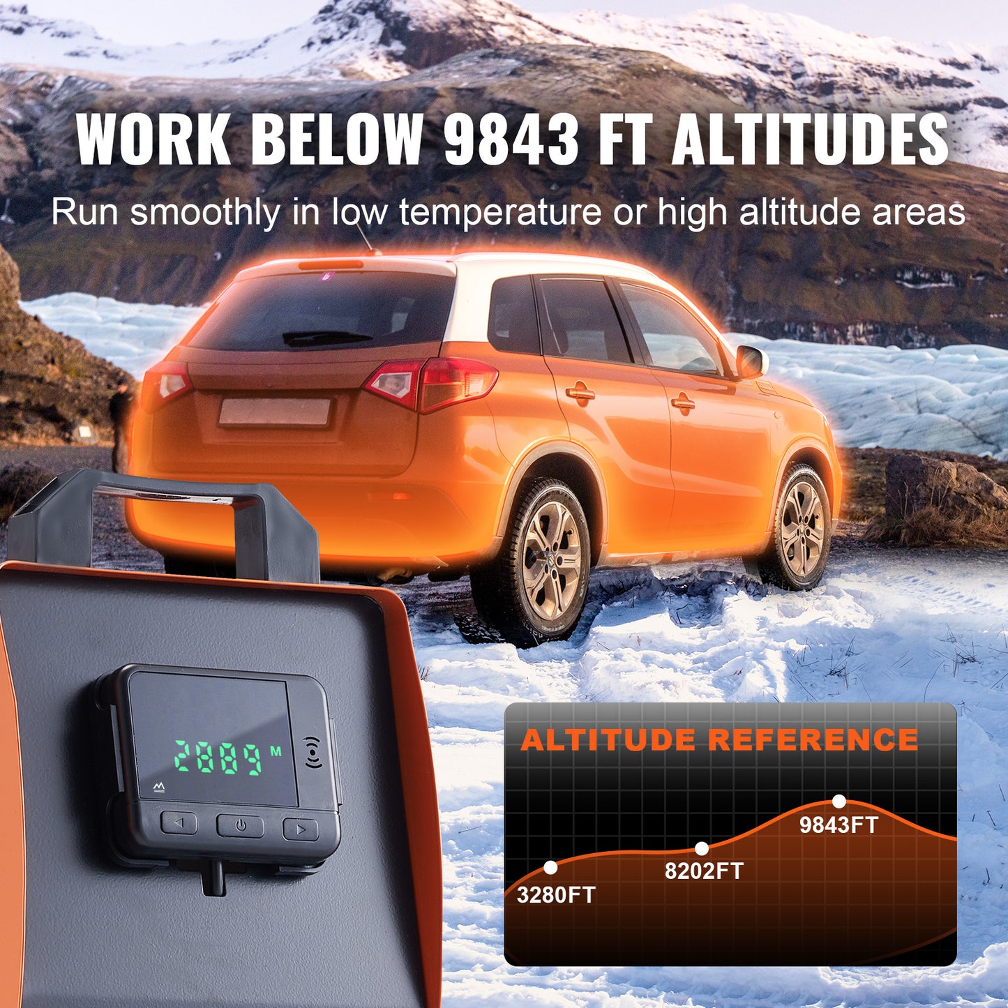 12V 5KW Portable Diesel Heater with Remote Control & LCD - 5L Fuel Tank