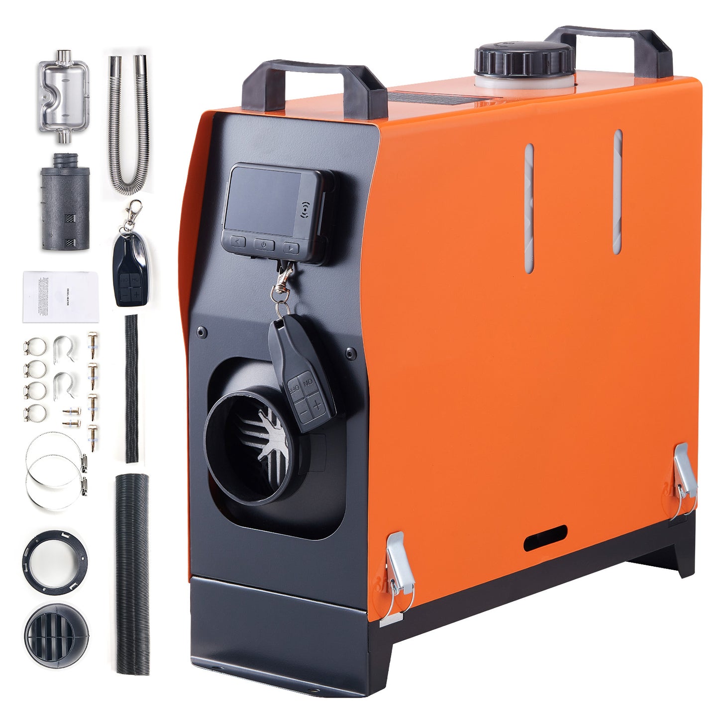 12V 5KW Portable Diesel Heater with Remote Control & LCD - 5L Fuel Tank
