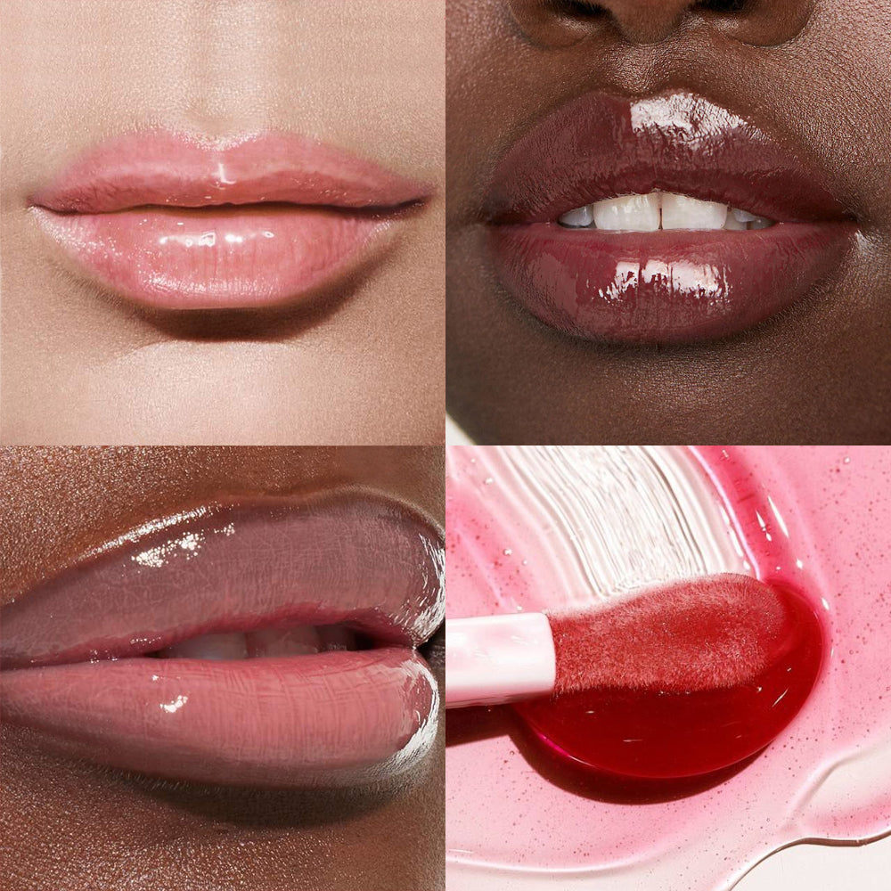 Hydrating Juicy Lip Oil Set - 8 Piece Moisturizing Lip Gloss Collection