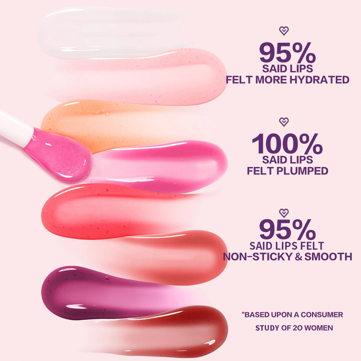 Hydrating Juicy Lip Oil Set - 8 Piece Moisturizing Lip Gloss Collection