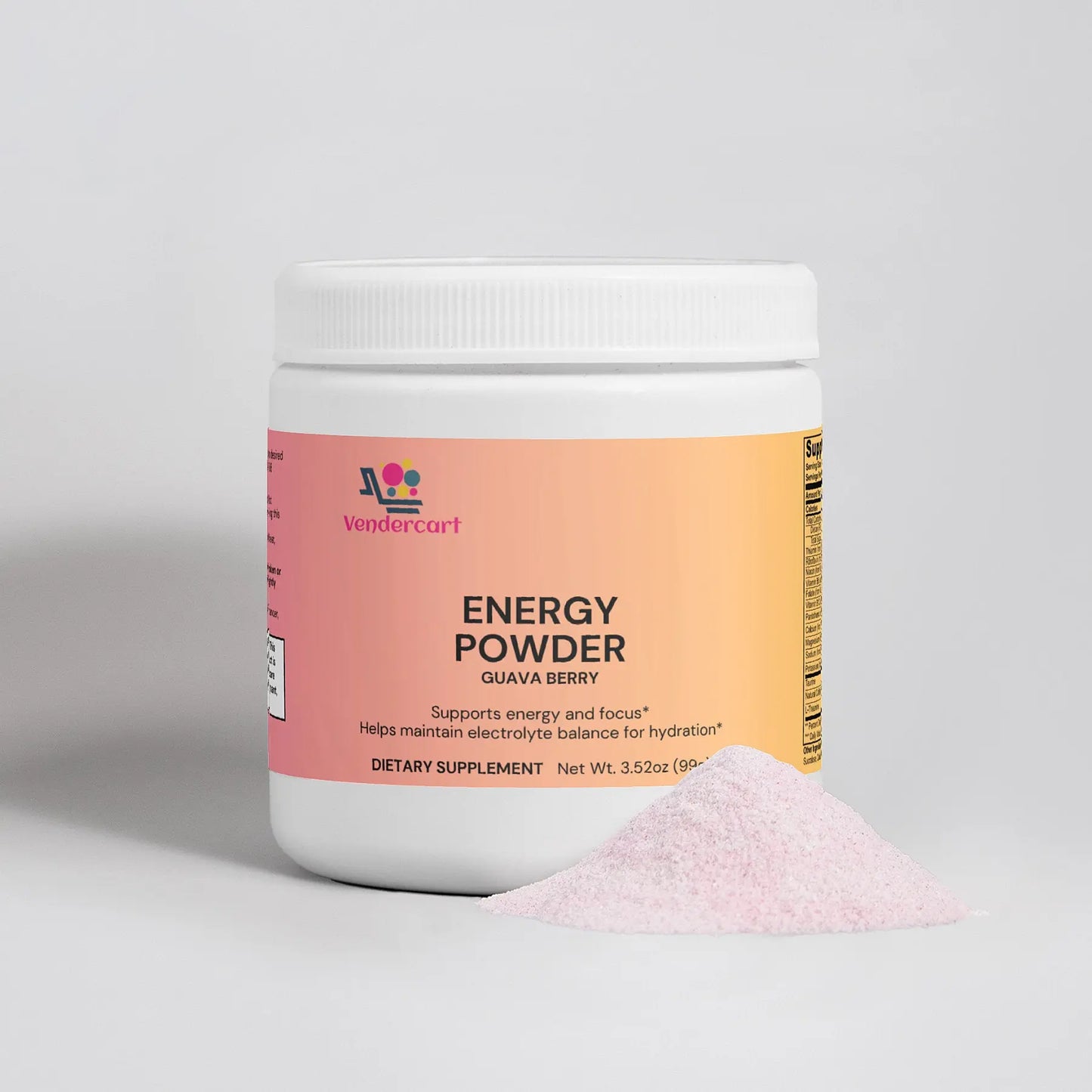 Sugar-Free Energy Powder - Balanced Focus & Performance Supplement