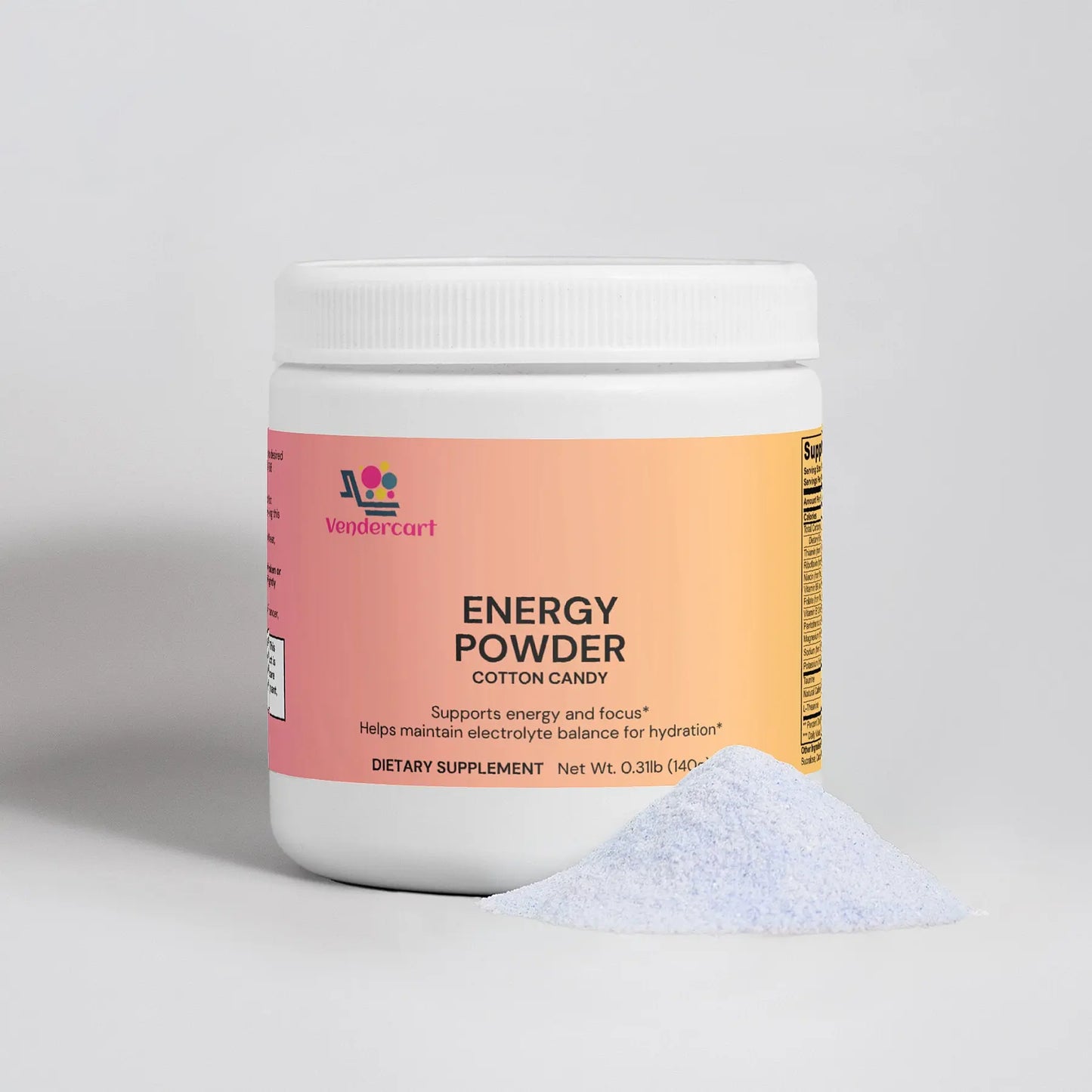 Sugar-Free Energy Powder - Balanced Focus & Performance Supplement
