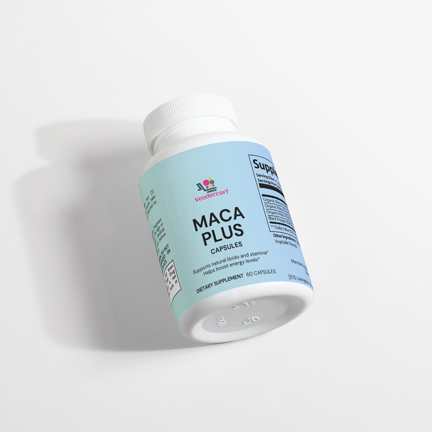 Organic Triple Maca Root Supplement - 1500mg Energy & Hormone Balance Formula