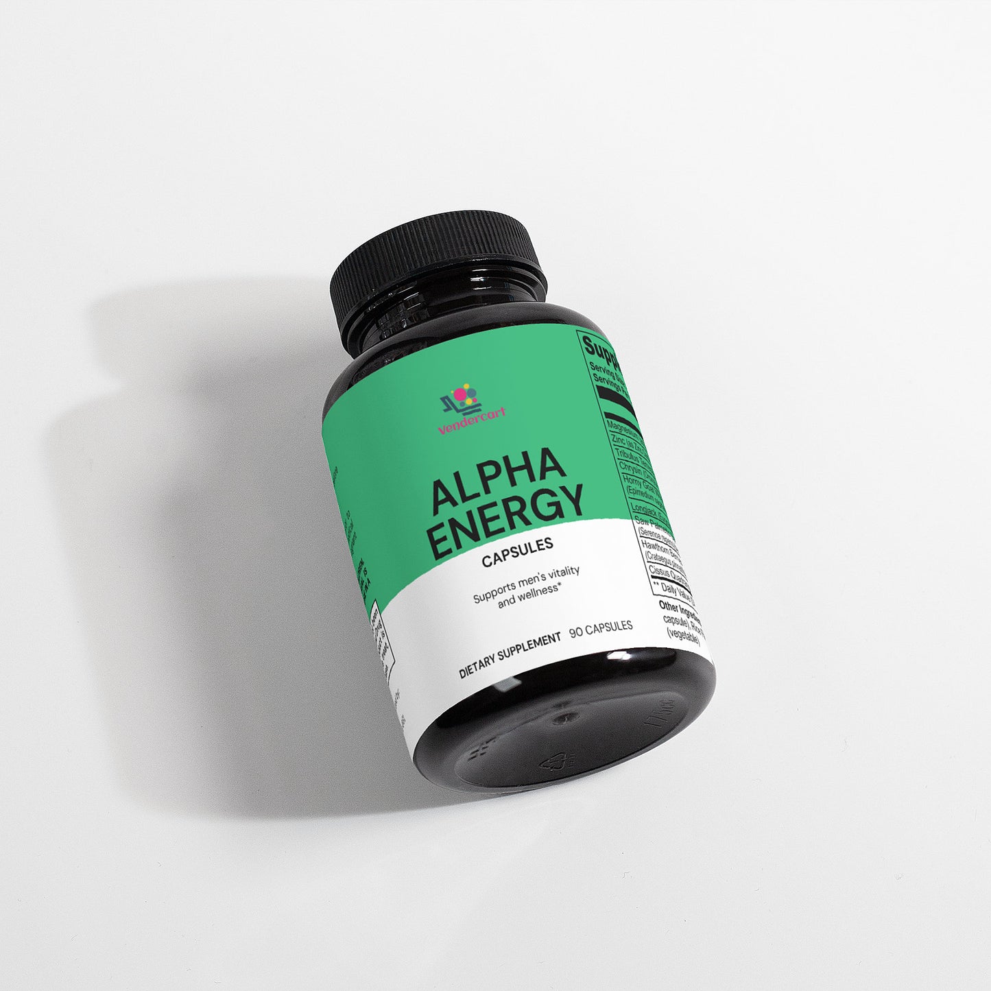 Testosterone Support Supplement - 90 Capsules for Strength and Vitality