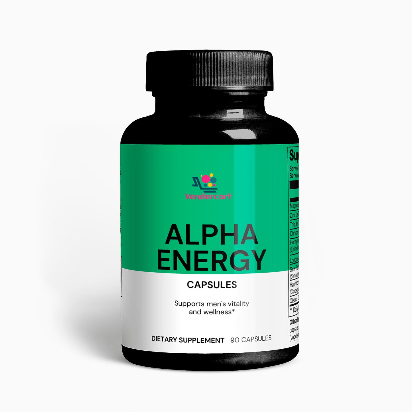 Testosterone Support Supplement - 90 Capsules for Strength and Vitality