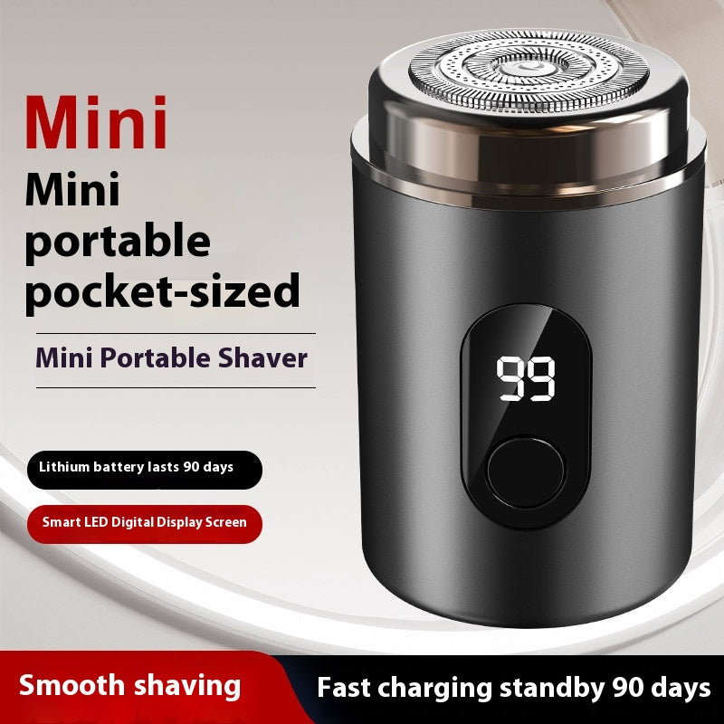 Electric Shaver Men's Mini USB Rechargeable LED Display