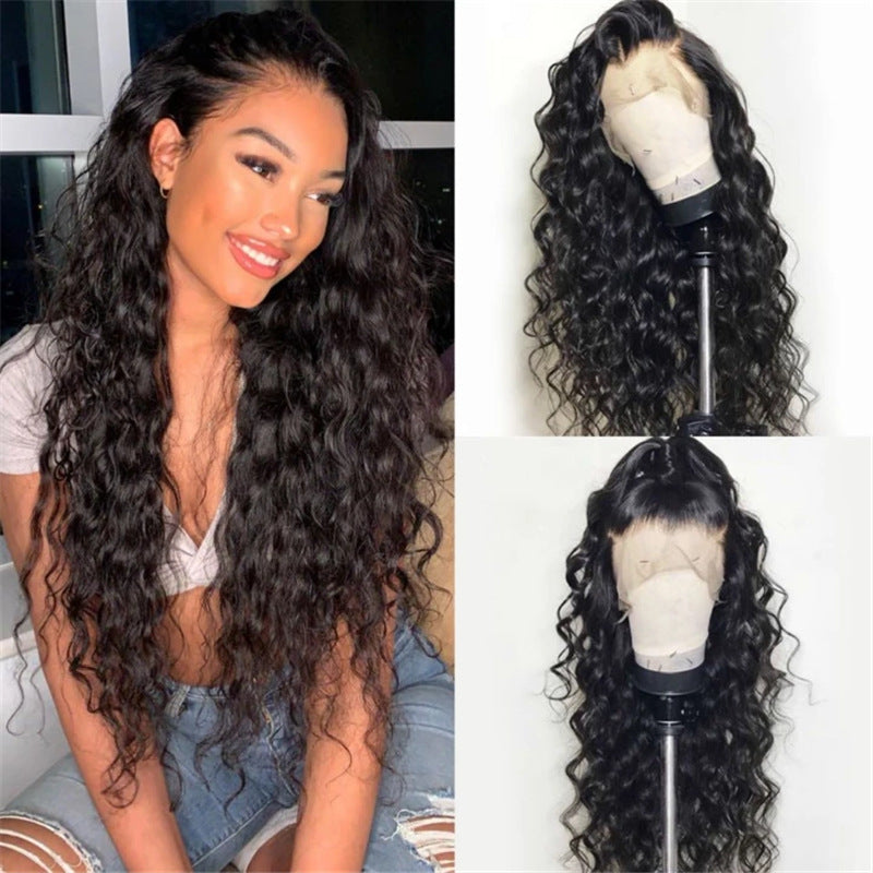 Women's Curly Synthetic Wig with Multiple Color Options - African Fashion Style
