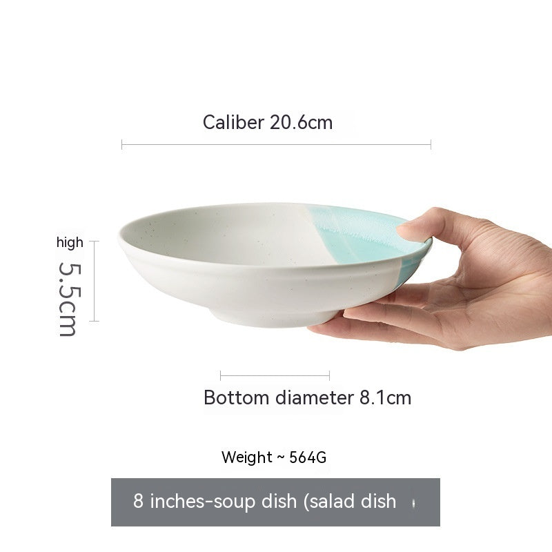 Flat Dish Set for Home Kitchen - Assorted Styles & Sizes
