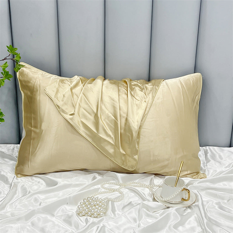 Double-Sided Ice Silk Pillowcase - Soft Rayon & Polyester Bedding Cover