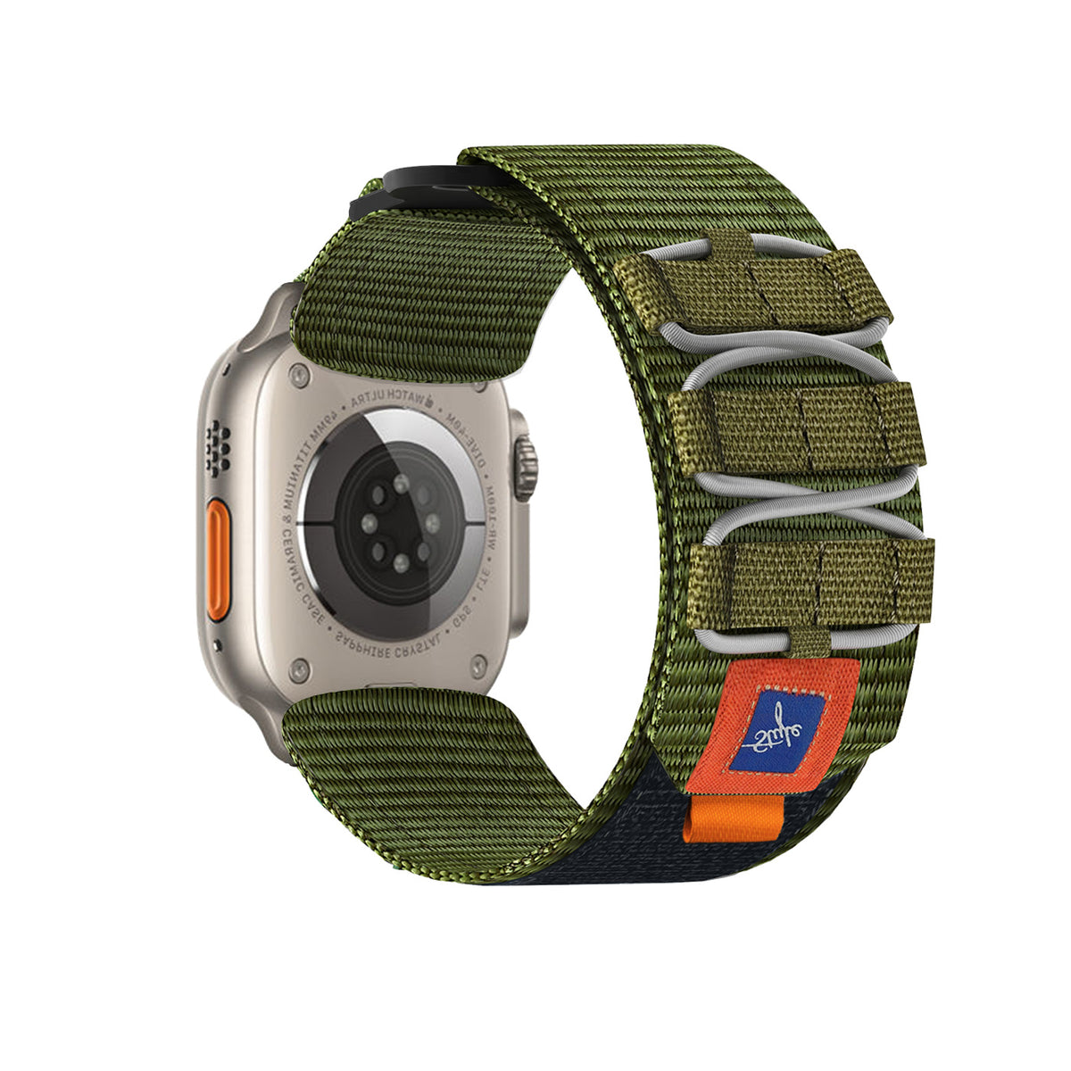 Nylon Braided Watch Band Adjustable Rail-Style Camouflage & Color Variants
