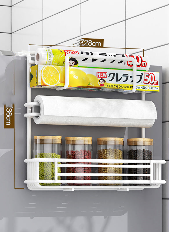 Refrigerator Shelf Side Storage Organizer - Multiple Layers