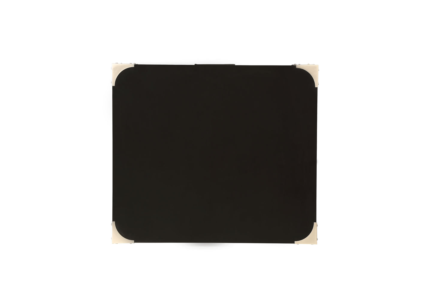 Babs Black Finish Accent Table with Drawer - Compact Design