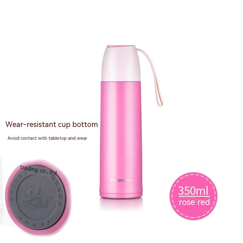 Insulated Stainless Steel Thermos Cup with Large Capacity - Multiple Colors