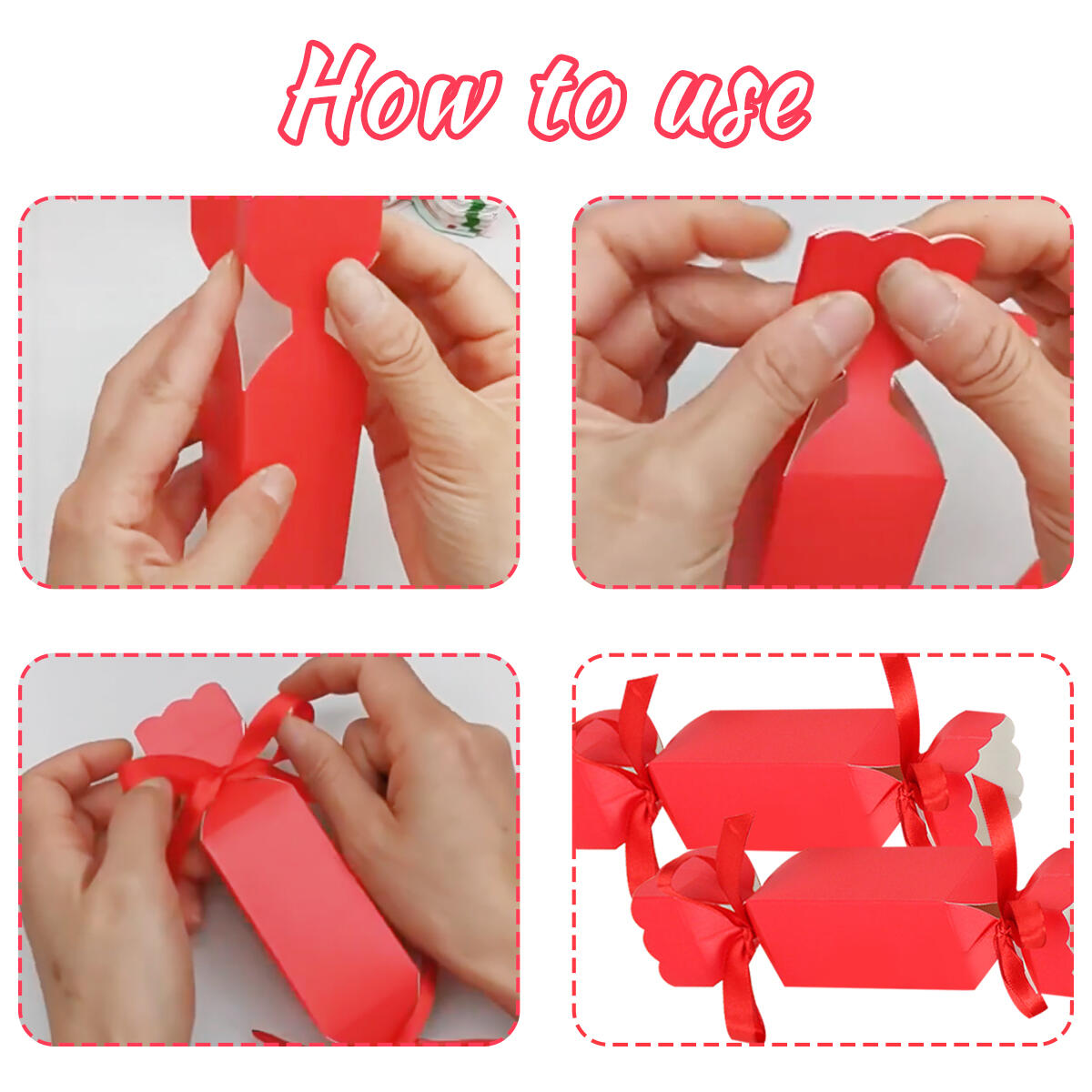 40 Pcs Candy Shaped Gift Boxes for Weddings & Parties