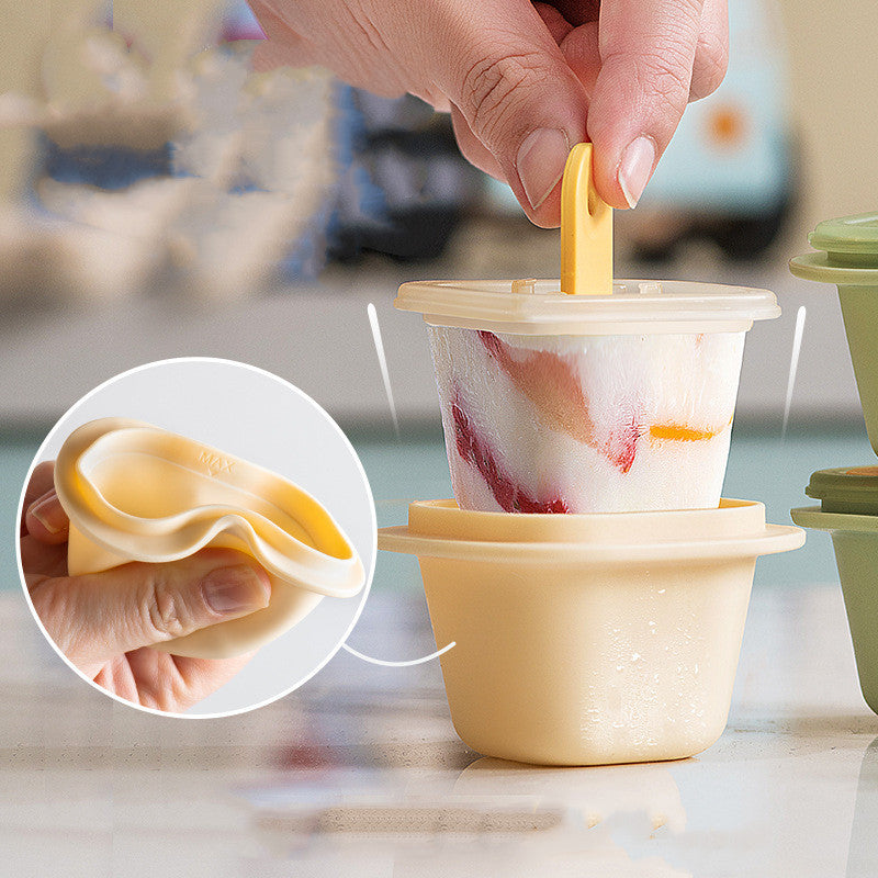 Food Grade Silicone Ice Cube Trays for Kids - Quick Freezing & Easy Demoulding