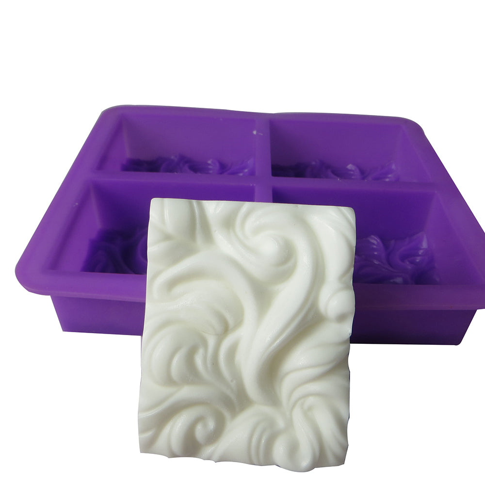 Handmade Soap Mold - European Style Silicone Spray Mold for Crafts - Purple