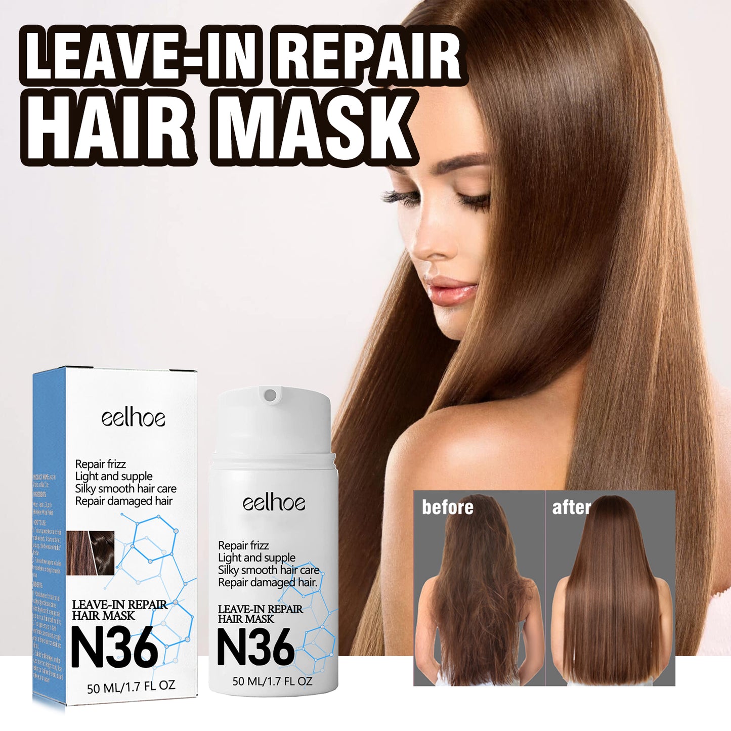 Hair Repair Mask for Dry and Frizzy Hair Treatment - 50ml