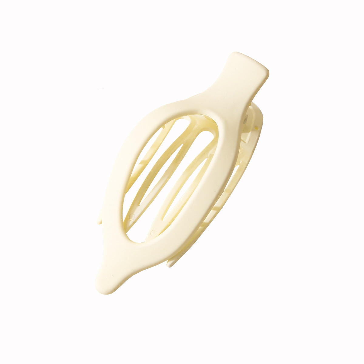 Large Oval Hair Claw Clip - Matte & Glossy Finish Hair Accessory