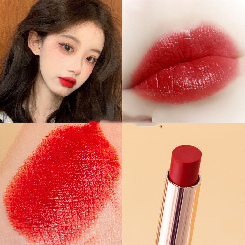 Moisturizing Lipstick - Semi-Matte Velvet Finish - 6 Colors