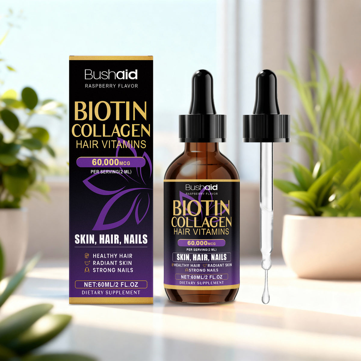 Biotin Collagen Hair Care Drops - 60ml