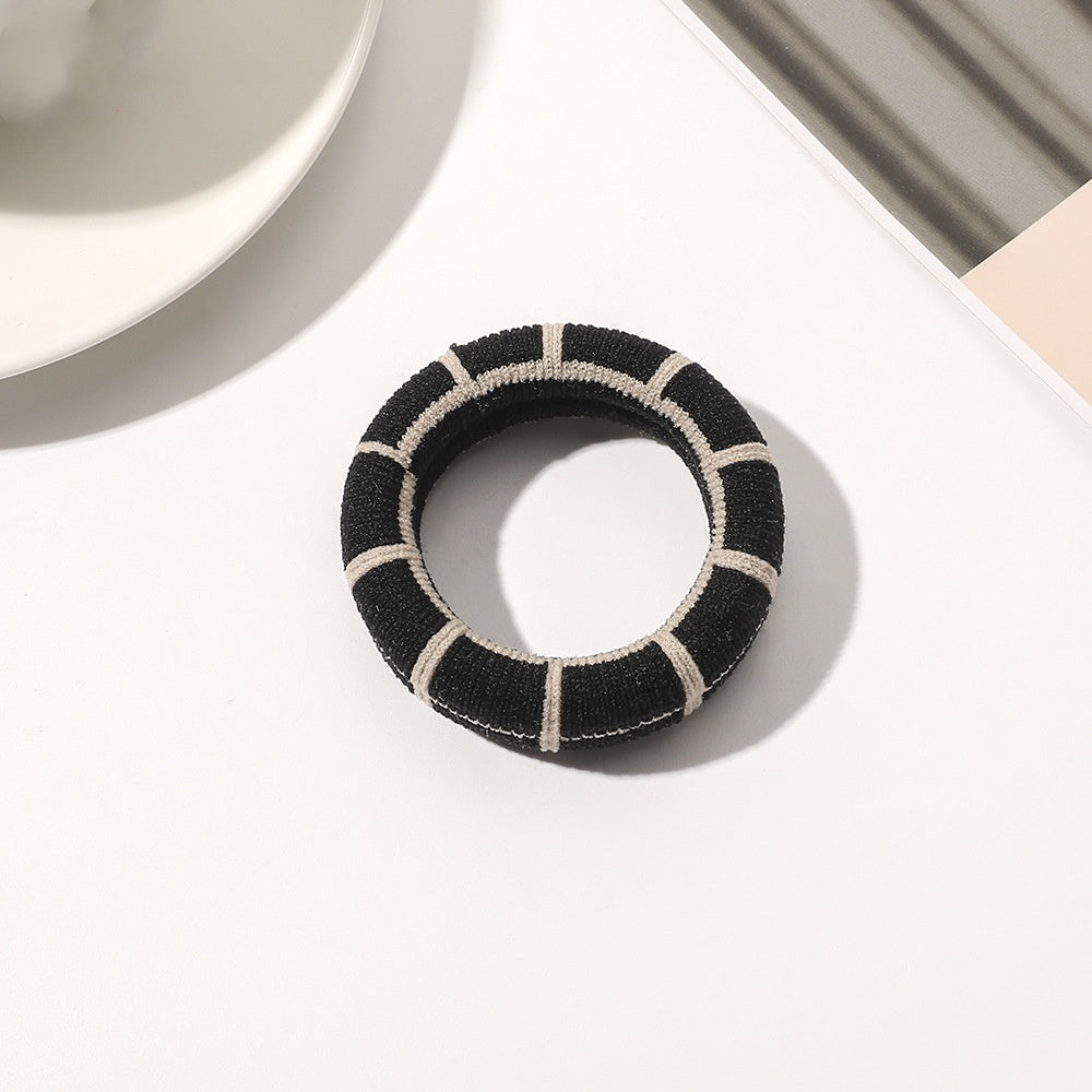 Hair Ring Towel Coarse Rubber Strap Hair Accessory for Women