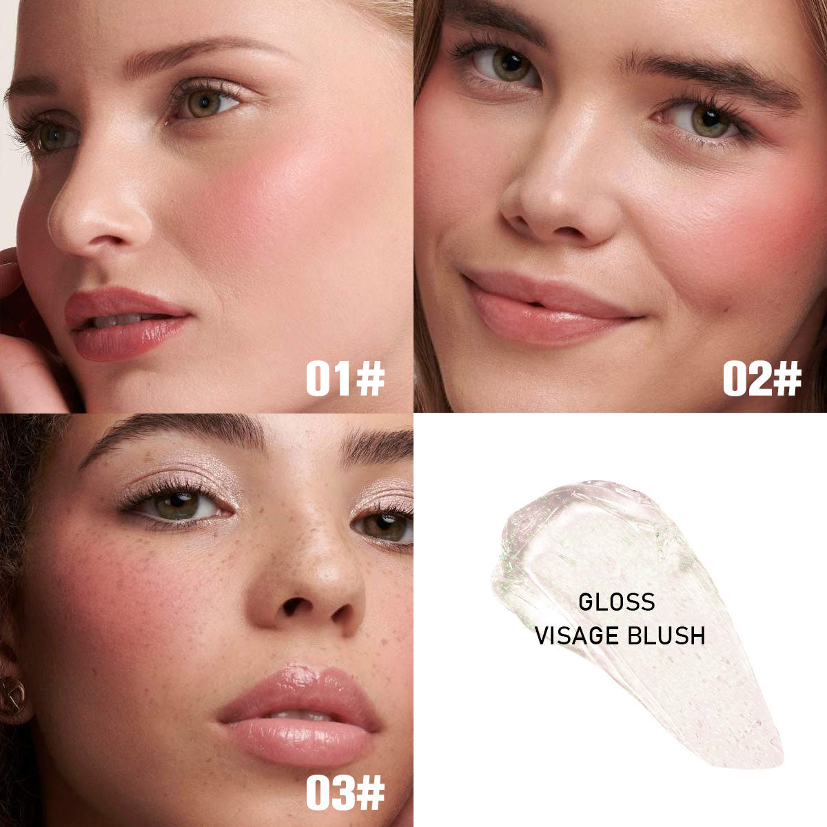 High-Gloss Radiant Lip and Cheek Tint - Lightweight Non-Sticky Formula