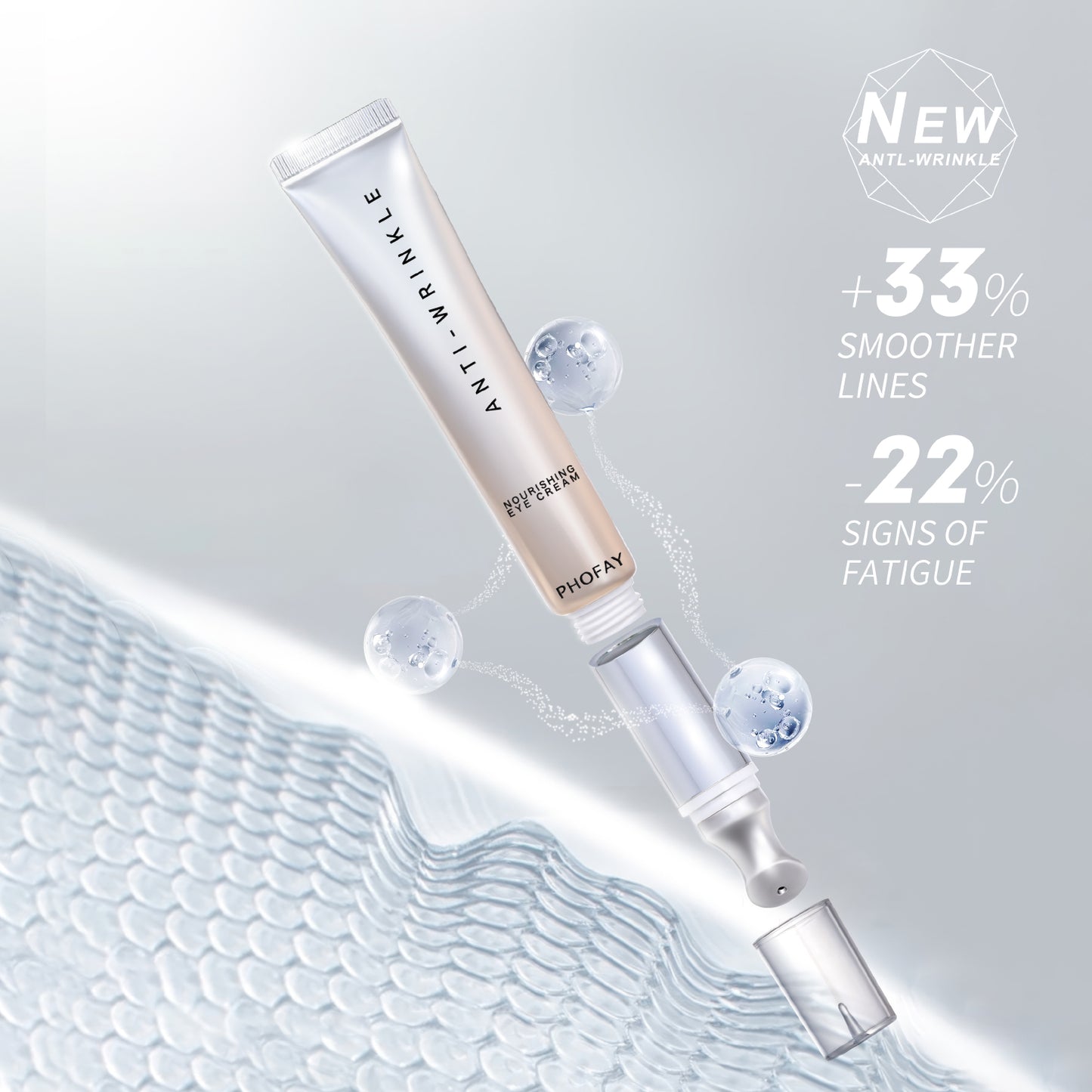 Anti-Wrinkle Moisturizing Eye Cream - 14ml Hydrating Treatment